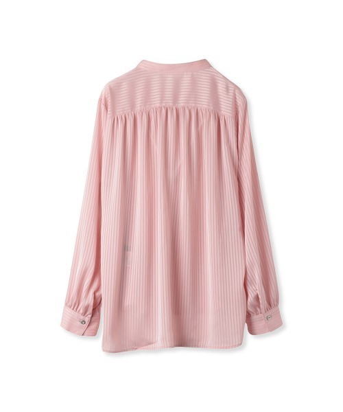 ketty(ケティ)の「【大HIT定番】シャドーストライプバンドカラーブラウス ≪洗濯機で洗える≫(シャツ/ブラウス・レディース・オフホワイト/ブラック/ピンク/ライトグレー/ベージュ/パープル・M)」の11枚目の写真