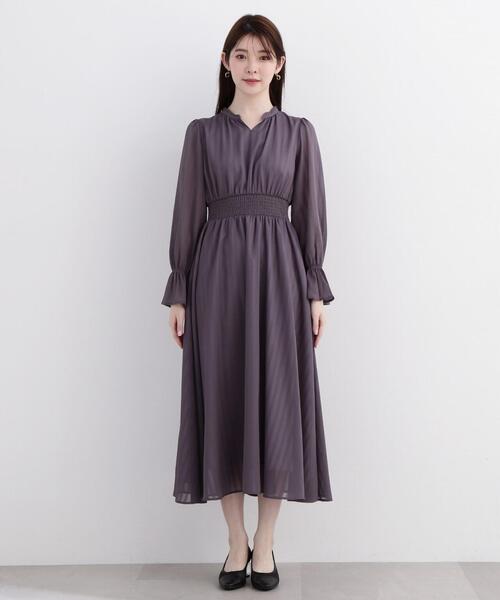 PROPORTION BODY DRESSING（プロポーションボディドレッシング）の「＜Ｅ＞シアーストライプマキシワンピース / 1214147301（ワンピース・レディース・ダークグレー/ブルー・SMALL/MEDIUM）」の11枚目の写真