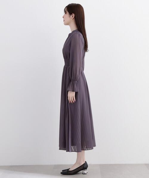 PROPORTION BODY DRESSING（プロポーションボディドレッシング）の「＜Ｅ＞シアーストライプマキシワンピース / 1214147301（ワンピース・レディース・ダークグレー/ブルー・SMALL/MEDIUM）」の12枚目の写真