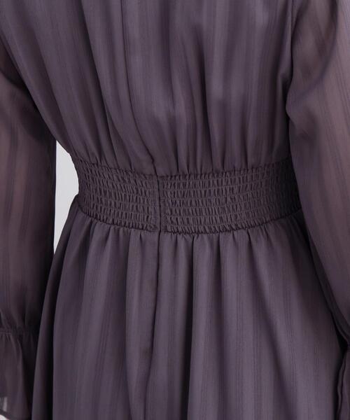 PROPORTION BODY DRESSING（プロポーションボディドレッシング）の「＜Ｅ＞シアーストライプマキシワンピース / 1214147301（ワンピース・レディース・ダークグレー/ブルー・SMALL/MEDIUM）」の17枚目の写真