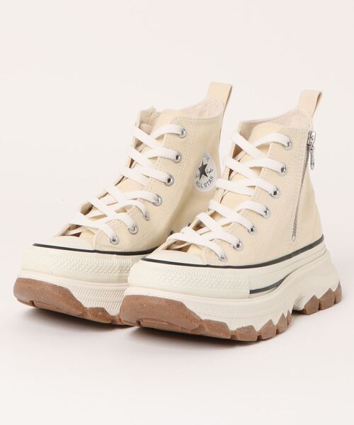 CONVERSE(コンバース)の「【CONVERSE】31310811 ALL STAR TREKWAVE Z HI(スニーカー・レディース・ベージュ・23cm/23.5cm/24cm/24.5cm)」の1枚目の写真