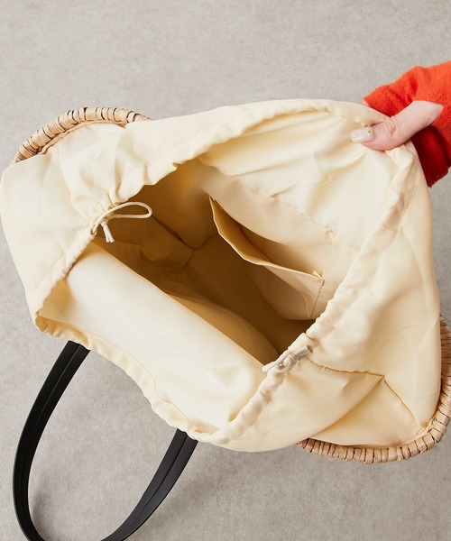 PAPILLONNER(パピヨネ)の「ベルトカゴバッグ(ショルダーバッグ・レディース・ブラック・FREE)」の10枚目の写真