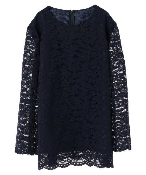 ef-de（エフデ）の「ef-de　レースクルーネックブラウス（シャツ/ブラウス・レディース・アイボリー/ダークネイビー・M/L）」の17枚目の写真