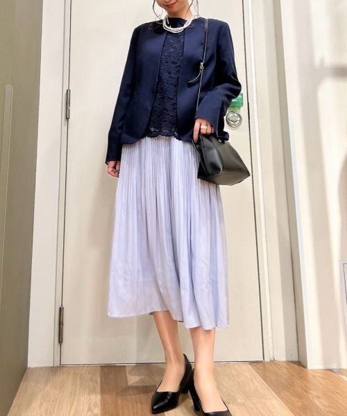 ef-de（エフデ）の「ef-de　レースクルーネックブラウス（シャツ/ブラウス・レディース・アイボリー/ダークネイビー・M/L）」の16枚目の写真