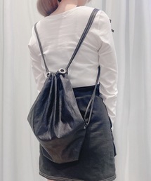 lilLilly | メタリックリボンリュック(バックパック/リュック)