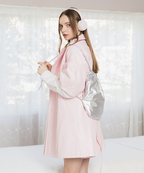 lilLilly（リルリリー）の「メタリックリボンリュック（バックパック/リュック・レディース・シルバー/ブラック/ピンク・ONESIZE）」の12枚目の写真