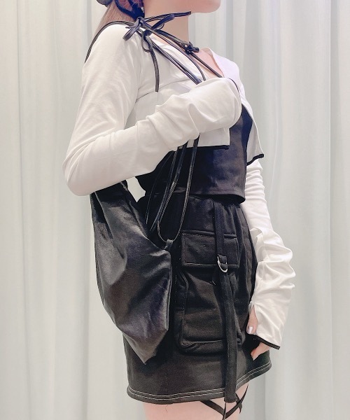 lilLilly（リルリリー）の「メタリックリボンリュック（バックパック/リュック・レディース・シルバー/ブラック/ピンク・ONESIZE）」の9枚目の写真