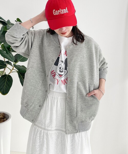 fredy emue（フレディエミュ）の「ダンボールニットスタジャン（ブルゾン・レディース・ブラック/カーキ/グレー・38）」の3枚目の写真