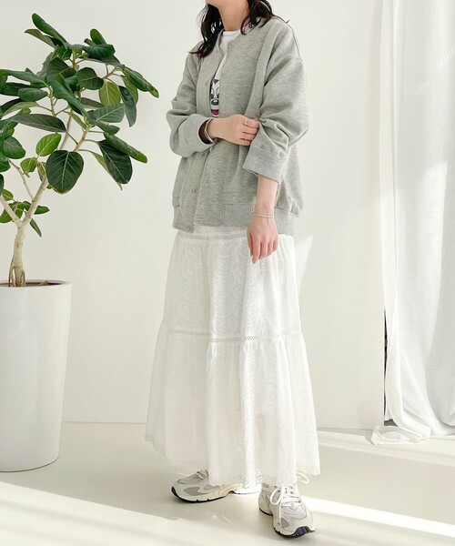 fredy emue（フレディエミュ）の「ダンボールニットスタジャン（ブルゾン・レディース・ブラック/カーキ/グレー・38）」の5枚目の写真