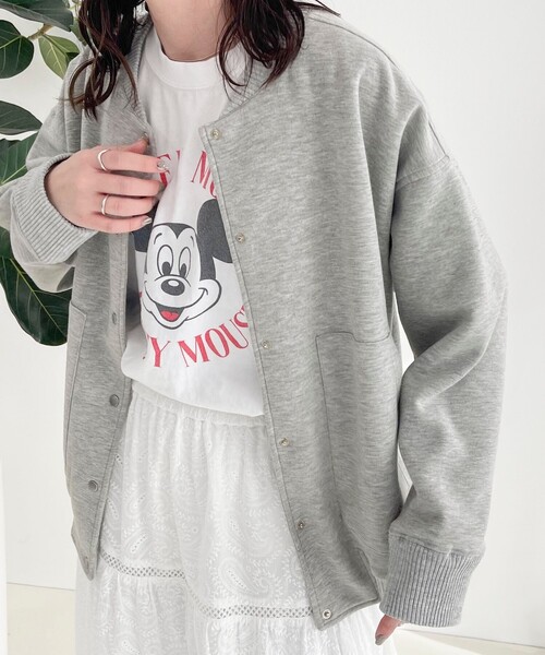 fredy emue（フレディエミュ）の「ダンボールニットスタジャン（ブルゾン・レディース・ブラック/カーキ/グレー・38）」の14枚目の写真