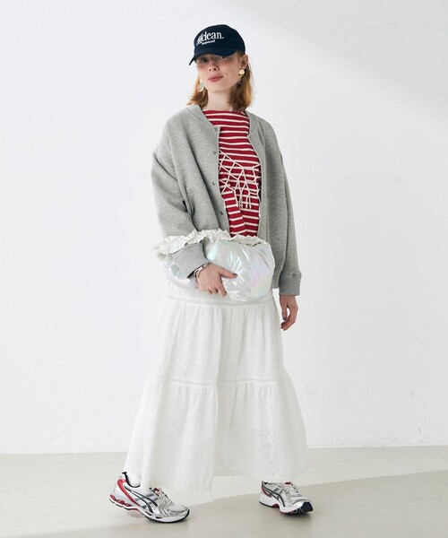 fredy emue（フレディエミュ）の「ダンボールニットスタジャン（ブルゾン・レディース・ブラック/カーキ/グレー・38）」の15枚目の写真