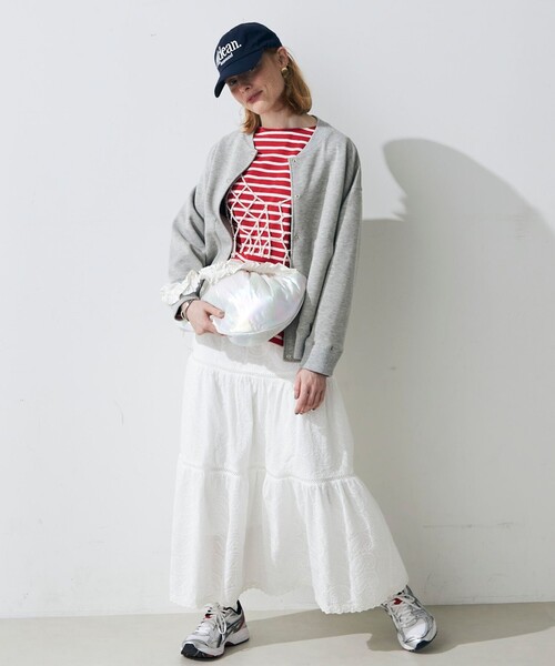 fredy emue（フレディエミュ）の「ダンボールニットスタジャン（ブルゾン・レディース・ブラック/カーキ/グレー・38）」の16枚目の写真