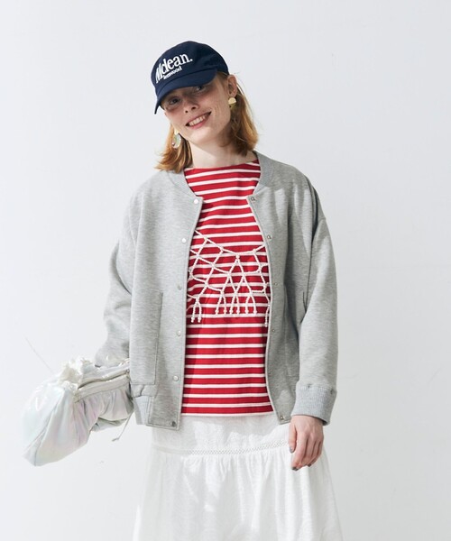 fredy emue（フレディエミュ）の「ダンボールニットスタジャン（ブルゾン・レディース・ブラック/カーキ/グレー・38）」の17枚目の写真