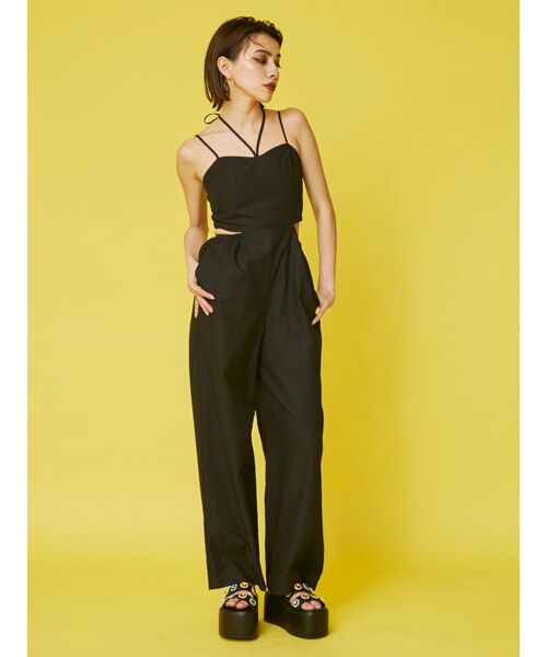 EVRIS（エヴリス）の「ビジューデザインプラットフォームサンダル（サンダル・レディース・ホワイト/ブラック・SMALL/MEDIUM/LARGE）」の3枚目の写真