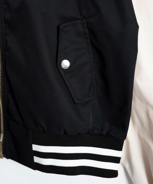 WEGO（ウィゴー）の「WEGO/配色デザインブルゾン（ブルゾン・レディース・アイボリー/ピンク/ブラック・FREE）」の19枚目の写真