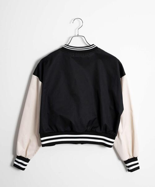 WEGO（ウィゴー）の「WEGO/配色デザインブルゾン（ブルゾン・レディース・アイボリー/ピンク/ブラック・FREE）」の22枚目の写真