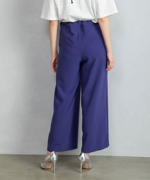 MARECHAL TERRE（マルシャルテル）の「セミワイドパイピングラインパンツ（その他パンツ・レディース・チャコールグレー/ブラック/ライトベージュ/ブルーパープル・SMALL/MEDIUM/LARGE）」の11枚目の写真
