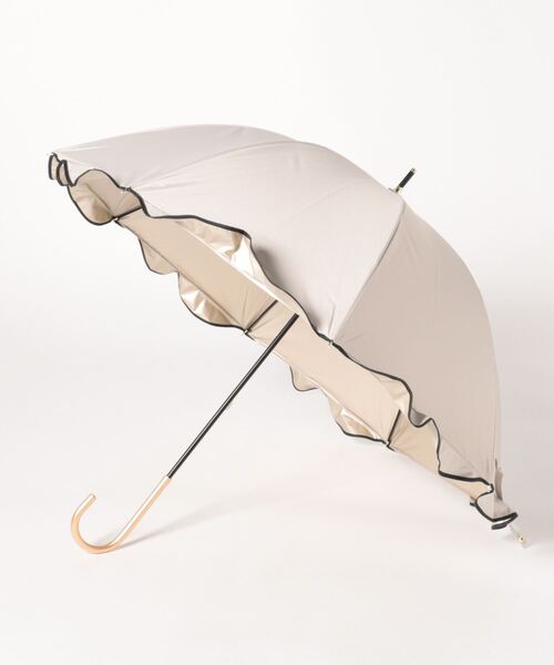 ammy.（エイミードット）の「【 ammy. / エイミードット 】 ペプラム バルーン ショート パラソル / 晴雨兼用 日傘（長傘・レディース・ローズ/ブラック/グリーン/モカ/ベージュ・FREE）」の4枚目の写真