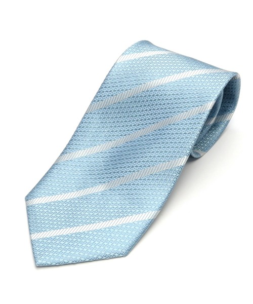 TOKYO SHIRTS（トウキョウシャツ）の「ガルザタイ  絹100%  ベーシックネクタイ（ネクタイ・メンズ・サックスブルー系1/サックスブルー系2/イエローゴールド/ラベンダー/ゴールド/ブラウン/ライトグレー/ピンク/ライトグリーン/グリーン/ネイビー系1/エメラルド/シルバー/ブルー/ネイビー系2・FREE）」の9枚目の写真