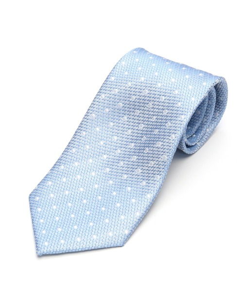TOKYO SHIRTS（トウキョウシャツ）の「ガルザタイ  絹100%  ベーシックネクタイ（ネクタイ・メンズ・サックスブルー系1/サックスブルー系2/イエローゴールド/ラベンダー/ゴールド/ブラウン/ライトグレー/ピンク/ライトグリーン/グリーン/ネイビー系1/エメラルド/シルバー/ブルー/ネイビー系2・FREE）」の10枚目の写真