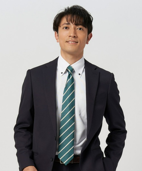 TOKYO SHIRTS（トウキョウシャツ）の「ガルザタイ  絹100%  ベーシックネクタイ（ネクタイ・メンズ・サックスブルー系1/サックスブルー系2/イエローゴールド/ラベンダー/ゴールド/ブラウン/ライトグレー/ピンク/ライトグリーン/グリーン/ネイビー系1/エメラルド/シルバー/ブルー/ネイビー系2・FREE）」の3枚目の写真