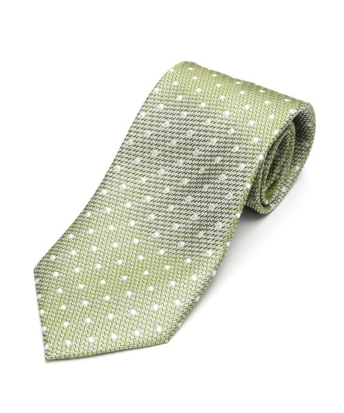 TOKYO SHIRTS（トウキョウシャツ）の「ガルザタイ  絹100%  ベーシックネクタイ（ネクタイ・メンズ・サックスブルー系1/サックスブルー系2/イエローゴールド/ラベンダー/ゴールド/ブラウン/ライトグレー/ピンク/ライトグリーン/グリーン/ネイビー系1/エメラルド/シルバー/ブルー/ネイビー系2・FREE）」の4枚目の写真