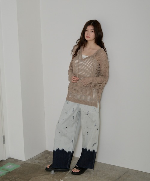 エンリカ サマーニット コットンリネン enrica（エンリカ）の「enrica/エンリカ KNIT ニット サマー