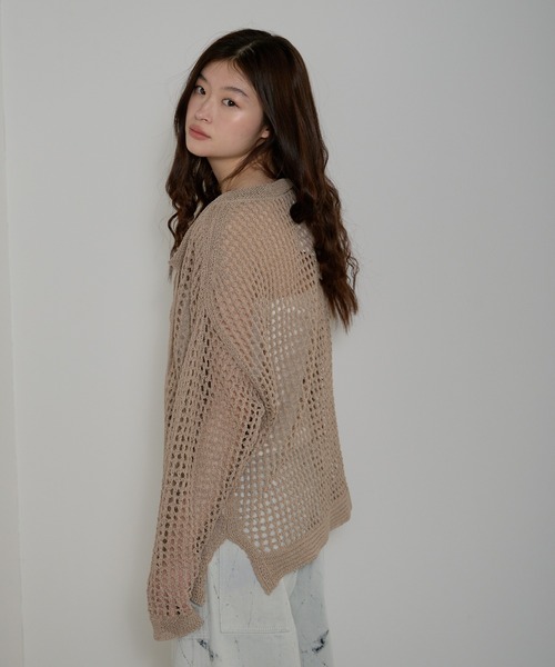 エンリカ サマーニット コットンリネン enrica（エンリカ）の「enrica/エンリカ KNIT ニット サマー