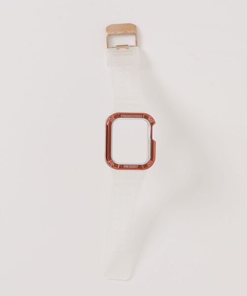 emonique（エモニーク）の「シリコン製 Apple Watch バンド スマートウォッチバンド【38/40/41/42/44/45/49mm対応】（デジタル腕時計・メンズ・ネイビー/ピンク/レッド/ホワイト/ブラック×ゴールド/ブルーグレー/ホワイト×ゴールド/その他/ブラック/ブラック×レッド/ダークグリーン/グレー/クリア/ブラック×ブルー/ブラック系その他/ブラック×シルバー/ホワイト系その他/その他1・42/38）」の18枚目の写真