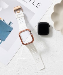 emonique（エモニーク）の「シリコン製 Apple Watch バンド スマートウォッチバンド【38/40/41/42/44/45/49mm対応】（デジタル腕時計）」