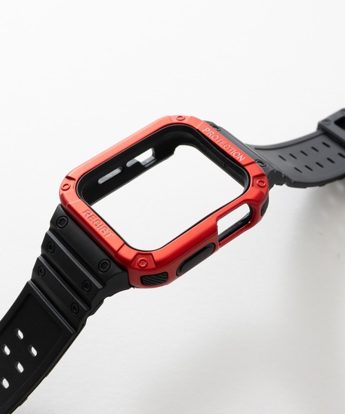 emonique（エモニーク）の「シリコン製 Apple Watch バンド スマートウォッチバンド【38/40/41/42/44/45/49mm対応】（デジタル腕時計・メンズ・ネイビー/ピンク/レッド/ホワイト/ブラック×ゴールド/ブルーグレー/ホワイト×ゴールド/その他/ブラック/ブラック×レッド/ダークグリーン/グレー/クリア/ブラック×ブルー/ブラック系その他/ブラック×シルバー/ホワイト系その他/その他1・42/38）」の21枚目の写真