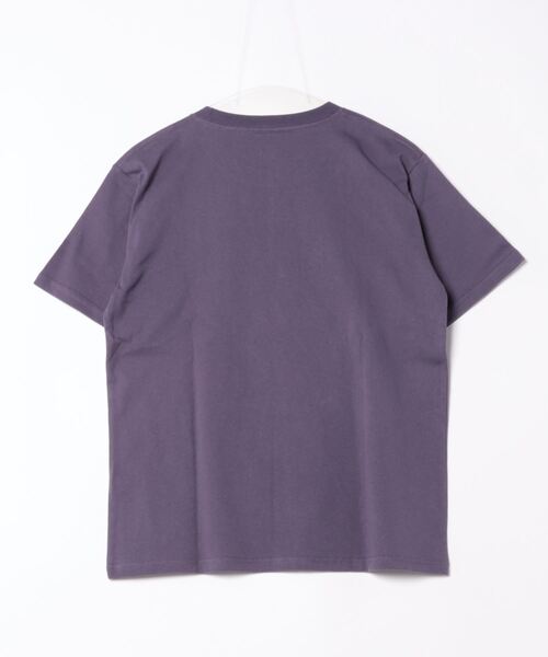 go slow caravan(ゴースローキャラバン)の「USA/C フェス猫TEE(Tシャツ/カットソー・メンズ・ホワイト/バイオレット・SMALL/MEDIUM/LARGE/X-LARGE)」の3枚目の写真