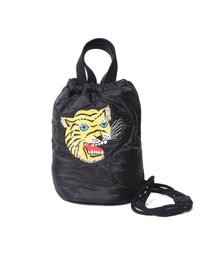 HOUSTON（ヒューストン）の「【26SS新色追加】HOUSTON ヒューストン JAPAN ALASKA EMB QUILTING EFECT BAG 虎 龍 白熊 刺繍 キルティング エフェクトバッグ（ショルダーバッグ）」