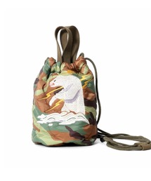 HOUSTON（ヒューストン）の「【26SS新色追加】HOUSTON ヒューストン JAPAN ALASKA EMB QUILTING EFECT BAG 虎 龍 白熊 刺繍 キルティング エフェクトバッグ（ショルダーバッグ）」