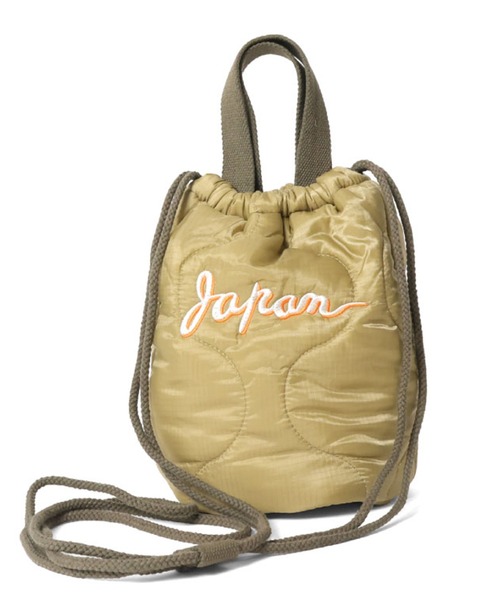 HOUSTON ヒューストン JAPAN ALASKA EMB QUILTING EFECT BAG 虎 龍 白熊 刺繍 キルティング エフェクトバッグ（ショルダーバッグ）｜HOUSTON（ヒューストン）