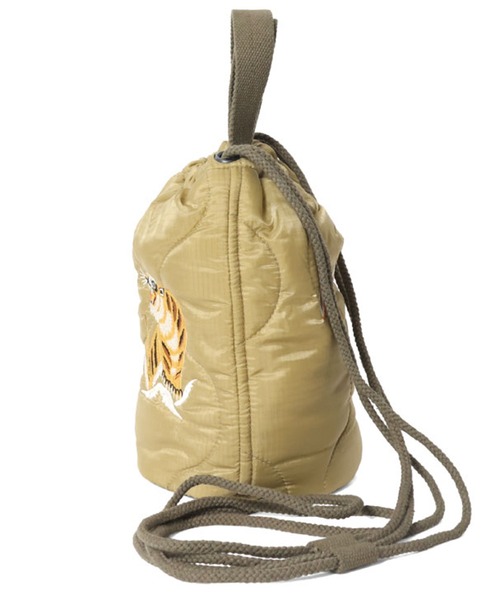 HOUSTON ヒューストン JAPAN ALASKA EMB QUILTING EFECT BAG 虎 龍 白熊 刺繍 キルティング エフェクトバッグ（ショルダーバッグ）｜HOUSTON（ヒューストン）