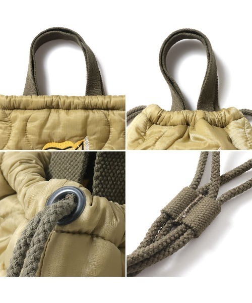 HOUSTON ヒューストン JAPAN ALASKA EMB QUILTING EFECT BAG 虎 龍 白熊 刺繍 キルティング エフェクトバッグ（ショルダーバッグ）｜HOUSTON（ヒューストン）