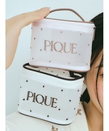 ジェラピケ★透け感【gelato pique】ドット刺繍チュールポーチ ハート刺繍チュールポーチ | ジェラート ピケ(gelato pique
