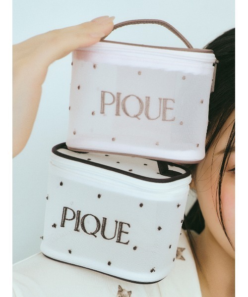 ジェラピケ★透け感【gelato pique】ドット刺繍チュールポーチ 楽天市場】【ラッピング済み】ドット刺繍チュールポーチ&コーム