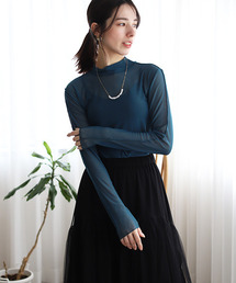 REAL CUBE | 前後2wayシアーインナートップス(Tシャツ/カットソー)