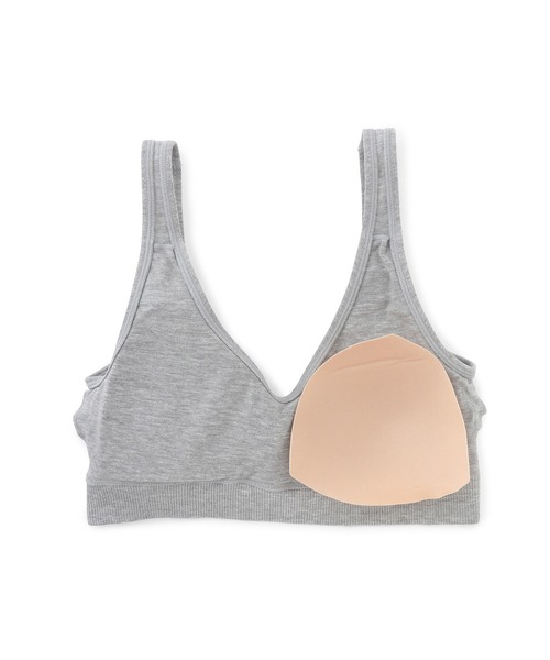 BOODY（ブーディ）の「【Boody】シェイパーパッドブラ（スポーツブラ・レディース・ブラック/ライトグレー・M/S）」の6枚目の写真