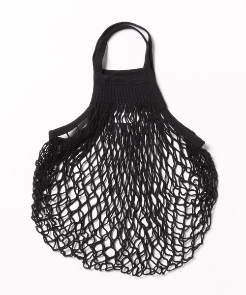 Filt（フィルト）の「【filt/フィルト】ネットバッグ　エコバッグ（エコバッグ/サブバッグ・レディース・ライトグレー/ブラック/ベージュ/ネイビー/カーキ/ダークグレー/シルバー・FREE）」の8枚目の写真