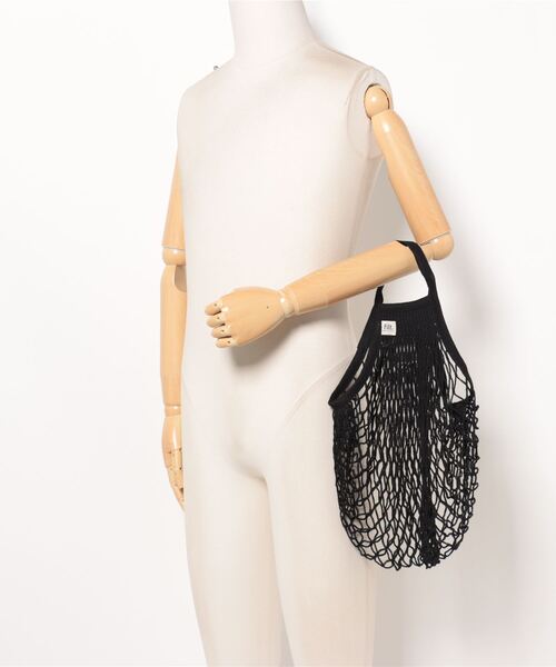 Filt（フィルト）の「【filt/フィルト】ネットバッグ　エコバッグ（エコバッグ/サブバッグ・レディース・ライトグレー/ブラック/ベージュ/ネイビー/カーキ/ダークグレー/シルバー・FREE）」の11枚目の写真