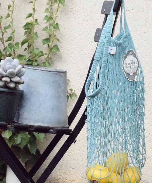 Filt（フィルト）の「【filt/フィルト】ネットバッグ　エコバッグ（エコバッグ/サブバッグ・レディース・ライトグレー/ブラック/ベージュ/ネイビー/カーキ/ダークグレー/シルバー・FREE）」の12枚目の写真