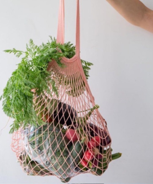 Filt（フィルト）の「【filt/フィルト】ネットバッグ　エコバッグ（エコバッグ/サブバッグ・レディース・ライトグレー/ブラック/ベージュ/ネイビー/カーキ/ダークグレー/シルバー・FREE）」の14枚目の写真