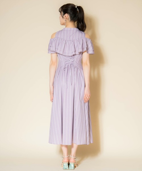 【新品、未使用】ウィルセレクション ストライプ フリル ワンピース WILLSELECTION｜フリルストライプワンピース | Rakuten Fashion
