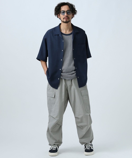 BAYFLOW（ベイフロー）の「≪新色入荷≫[着やすさ抜群]ワッフルタンクトップ（タンクトップ・メンズ・グレー系/ネイビー系/ブラック/オフホワイト/グレー/ライトブルー/ピンク・MEDIUM/LARGE）」の8枚目の写真