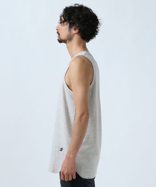 BAYFLOW（ベイフロー）の「≪新色入荷≫[着やすさ抜群]ワッフルタンクトップ（タンクトップ・メンズ・グレー系/ネイビー系/ブラック/オフホワイト/グレー/ライトブルー/ピンク・MEDIUM/LARGE）」の21枚目の写真