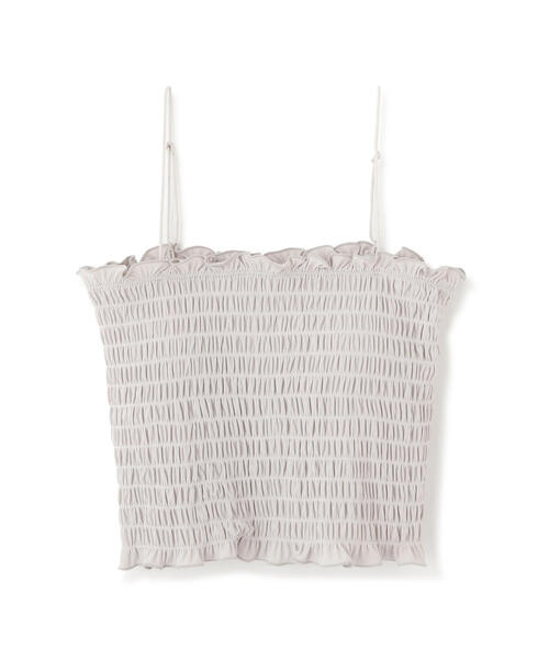 FREE'S MART（フリーズマート）の「◆[カップ取り外し可]カップ付シャーリングベアキャミソール（キャミソール・レディース・ホワイト/グレー/ブラック・FREE）」の8枚目の写真