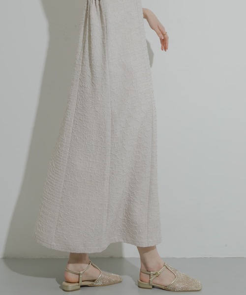 SENSE OF PLACE by URBAN RESEARCH(センスオブプレイスバイアーバンリサーチ)の「ジャガードバックオープンキャミワンピース(ワンピース・レディース・ライトベージュ/オレンジ/ブラック・S/ONE)」の12枚目の写真